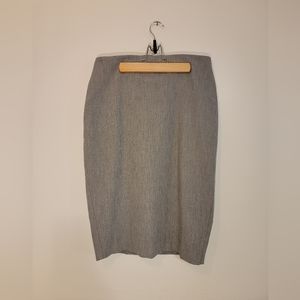 Gray Express Pencil Skirt, slight stretch, size 8